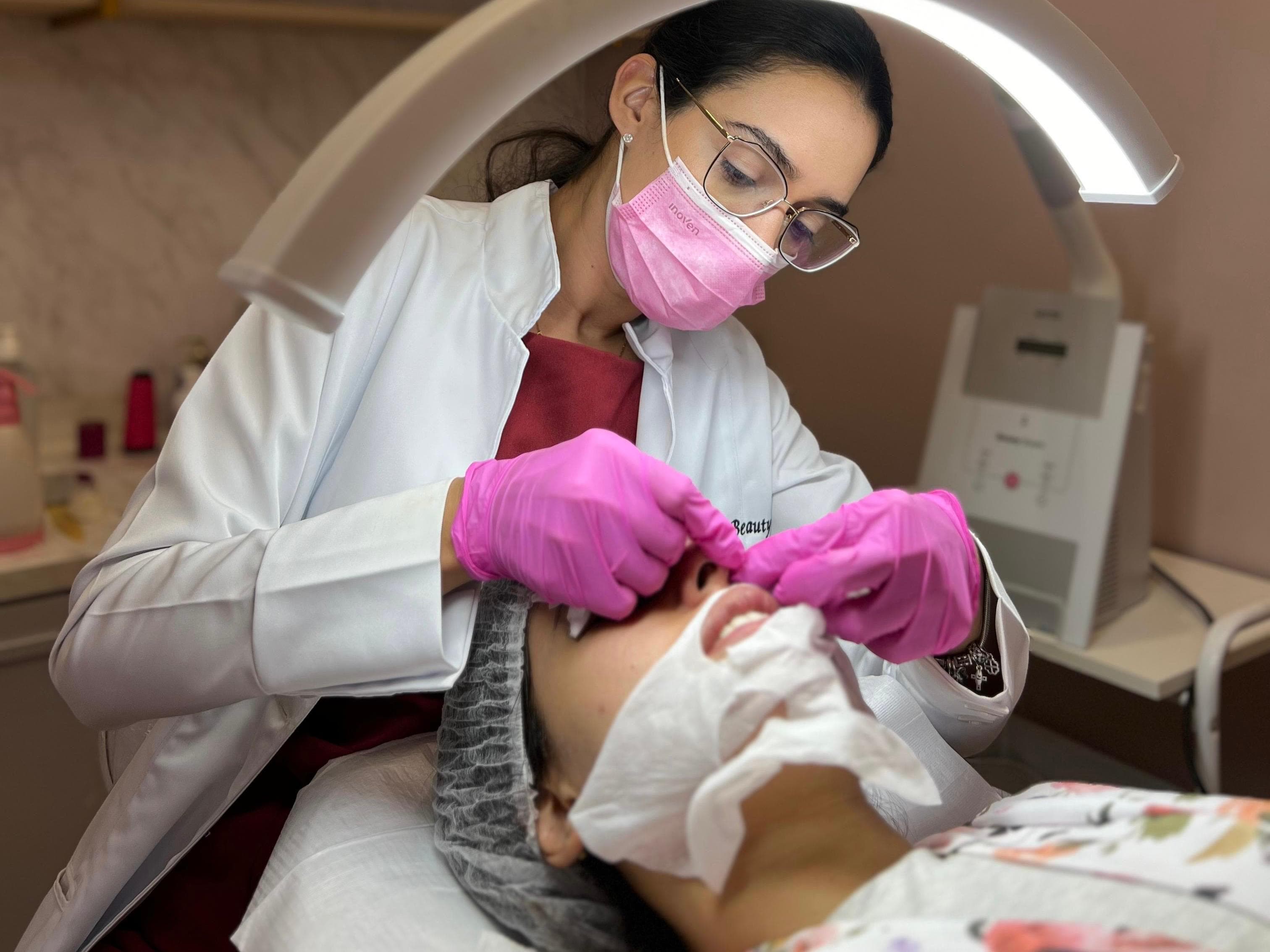 Espaço de atendimento da clínica AB Sobrancelhas